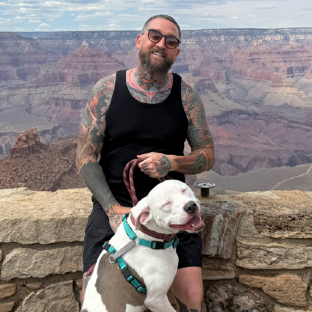 David Britt at Old Glory Barbershop in Cave Creek, AZ