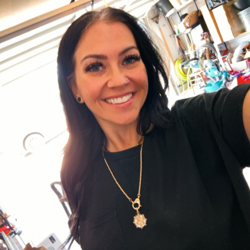Taelor Portela at Titan Barbershop in Conroe, TX