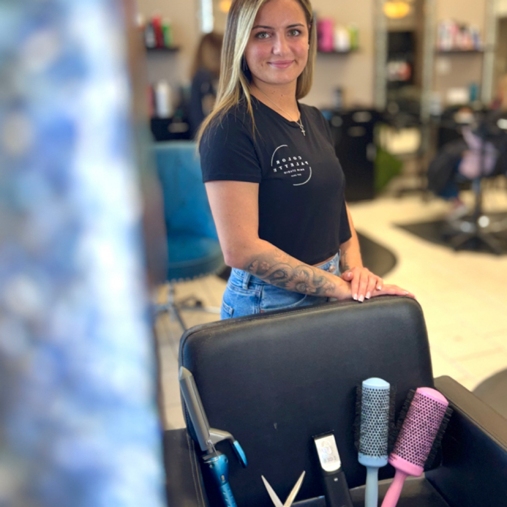 Gabrielle Trentacosti at Color Palette in Toms River, NJ