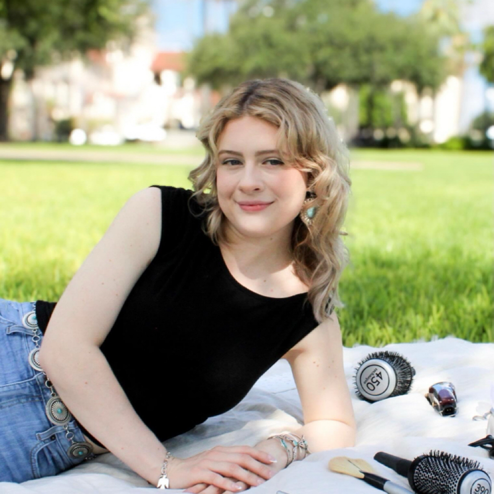 Taylor Clem at Scissors & Lattes in McAllen, TX