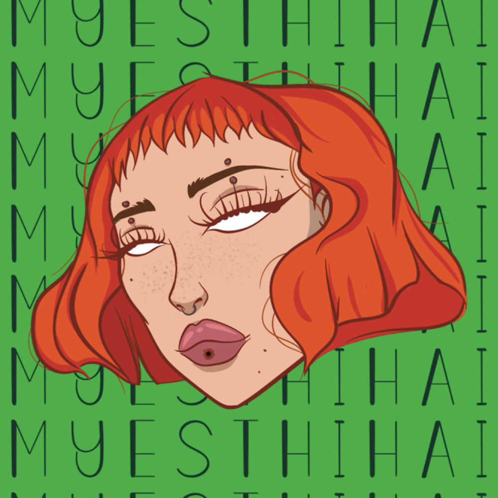 Hailee Lehrman at Hairbend the Salon in Lancaster, CA