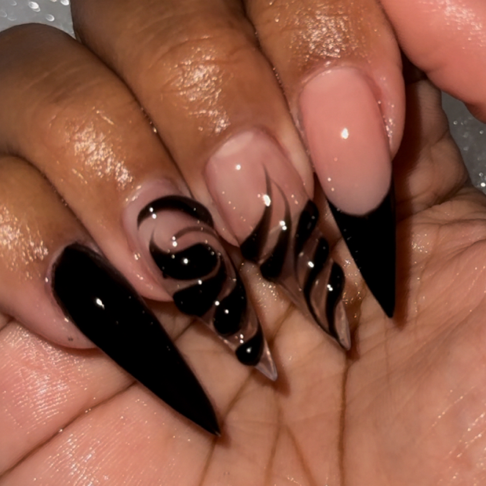 LaTia Onu at Enigma Nail Spa in Lawrenceville, GA