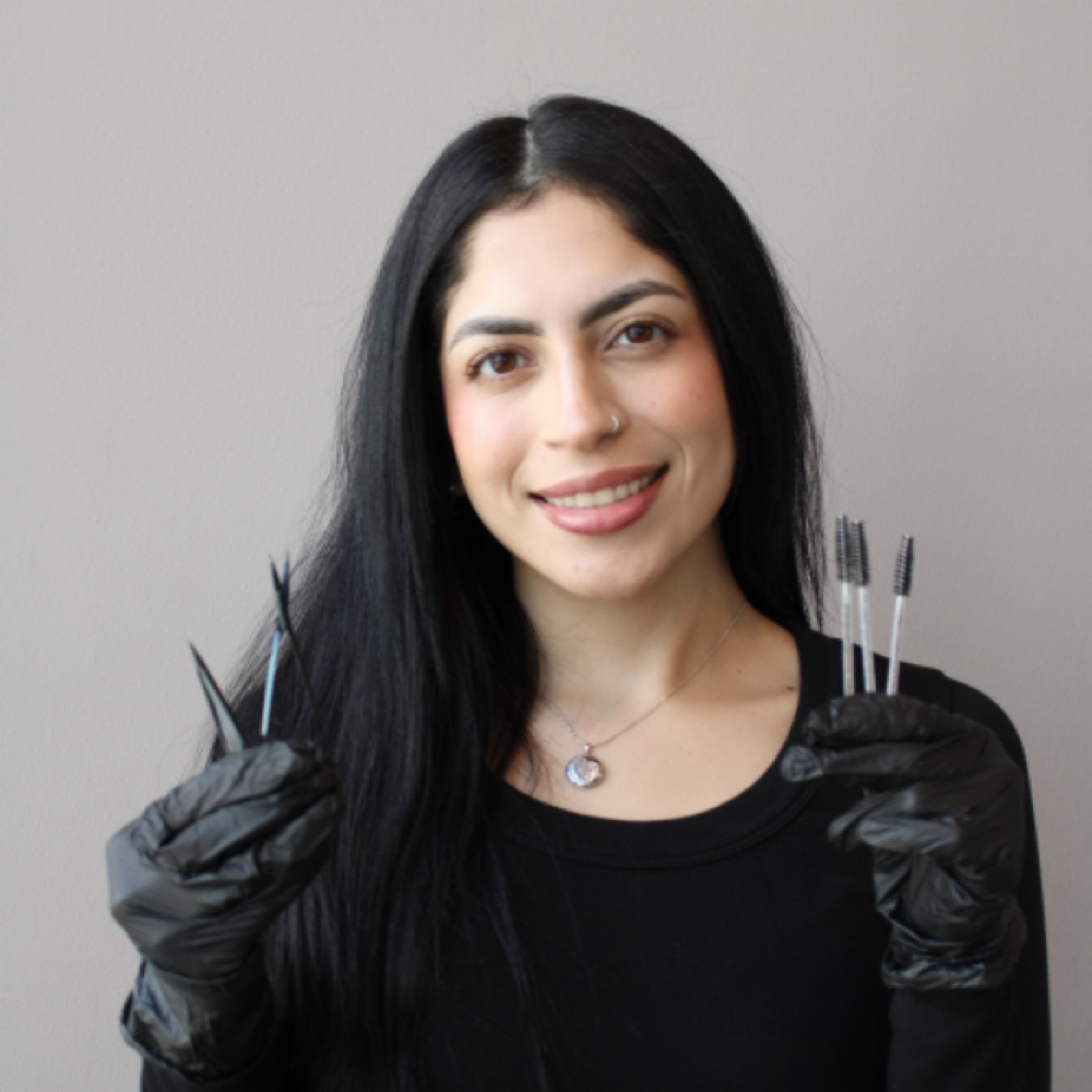 Astrid Castillo at Lifted Lash and Brow in Dallas, TX