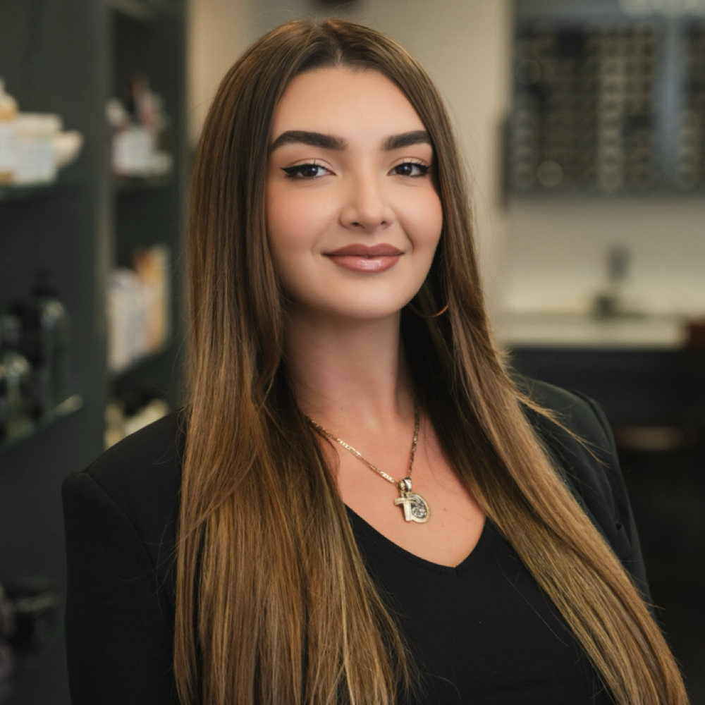 Dhimitra Lico at Salon 44 in Ashland, MA