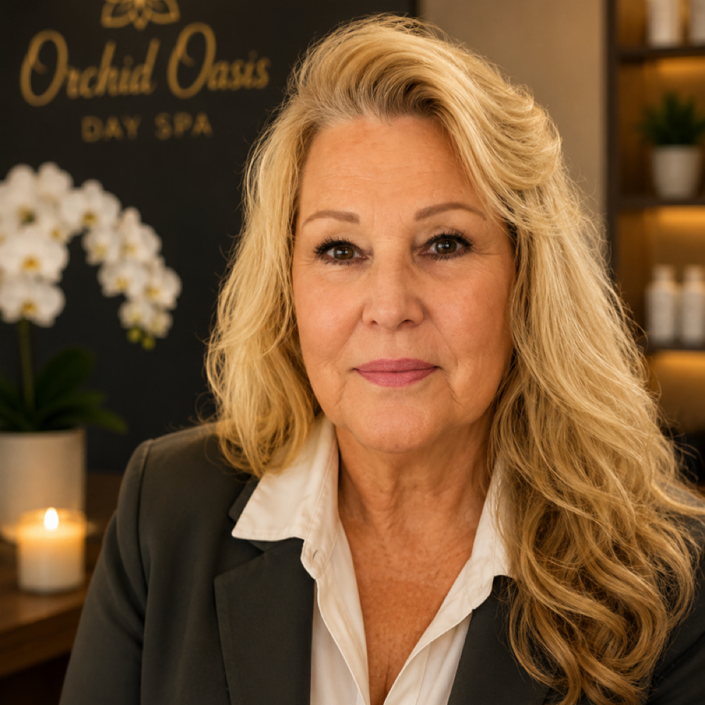 Linda Brent at Orchid Oasis Day Spa on Kent Island in Chester, MD