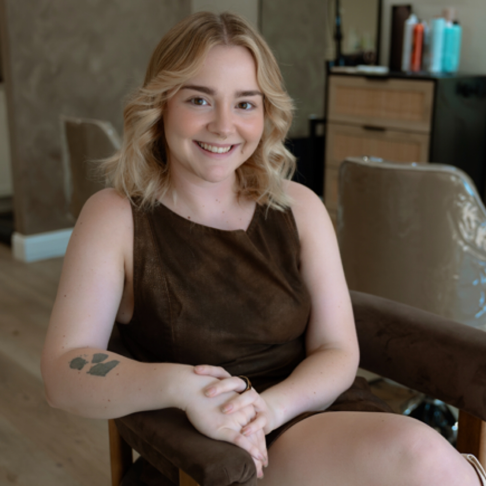 Chloe Fisher at Ninety Seven Salon in Wichita, KS