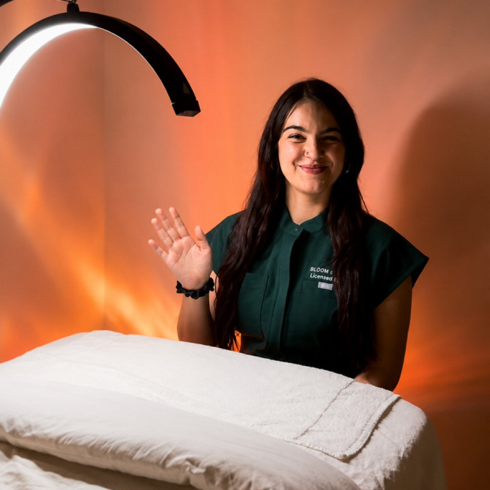 Amanda Rodrigues at BLOOM skin+wellness in Oxford, CT
