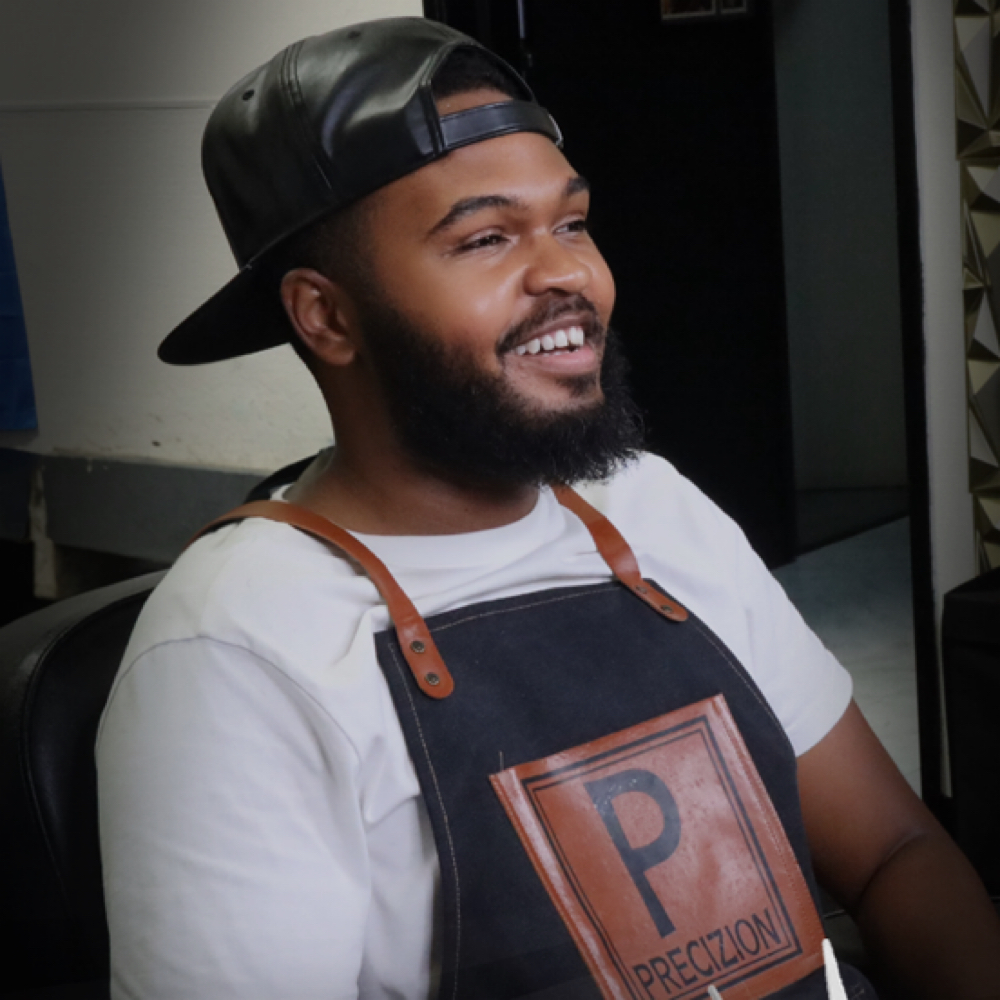 Kyle McNair at Queen’z & King’z Barber Salon in Murrieta, CA