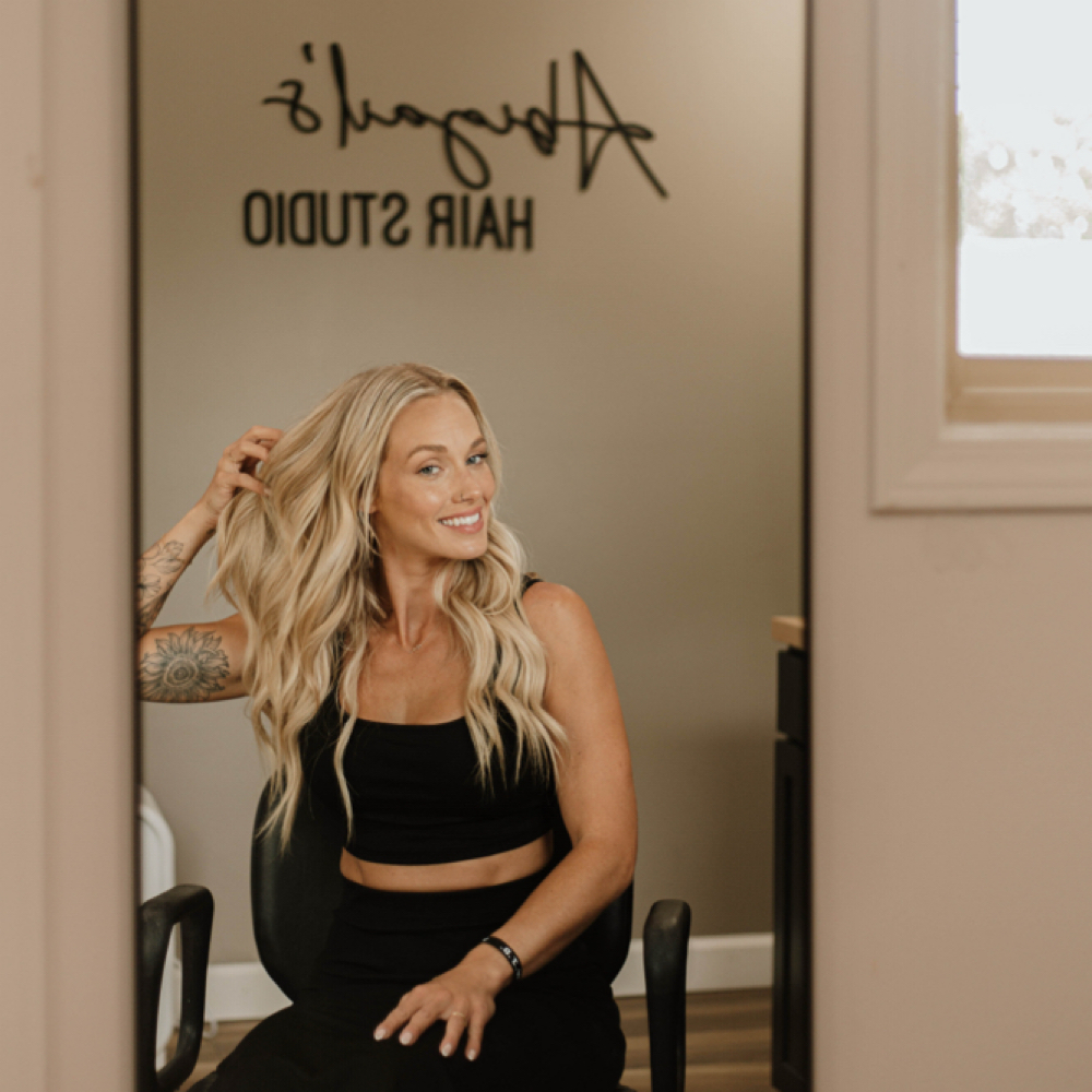 Abigail Brown at Foil & Fade Hair Studio in Vandalia, OH