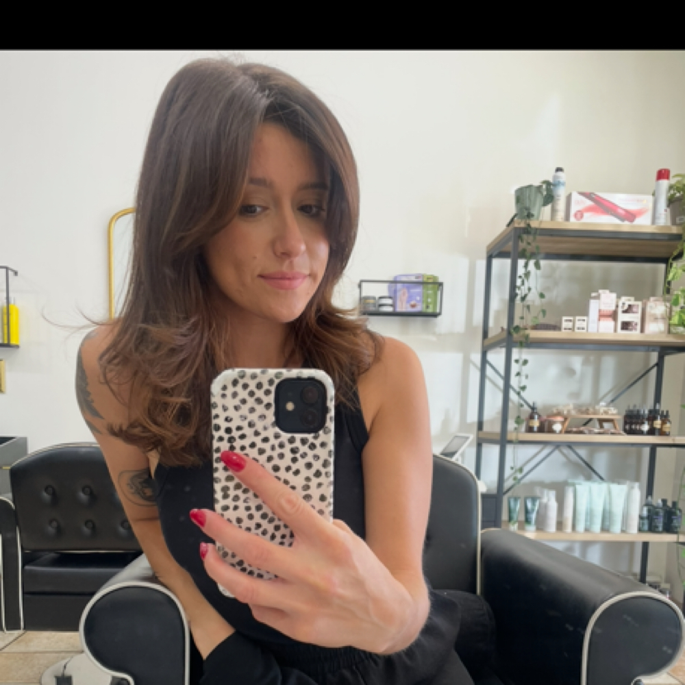 Nicolette Lanza at Vanity Hair Studio in Staten Island, NY