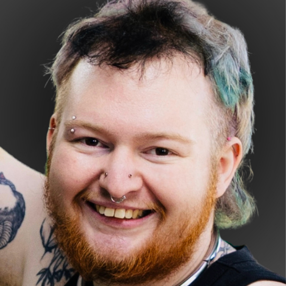 Theo Rumley-Wells at Bombshell Transformations in Portland, OR