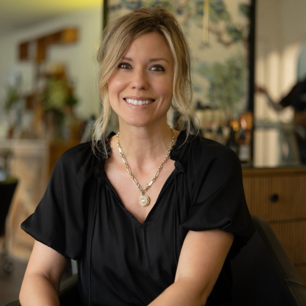 Priscilla Gish at The Bees Knees Hair Studio in Fort Worth, TX