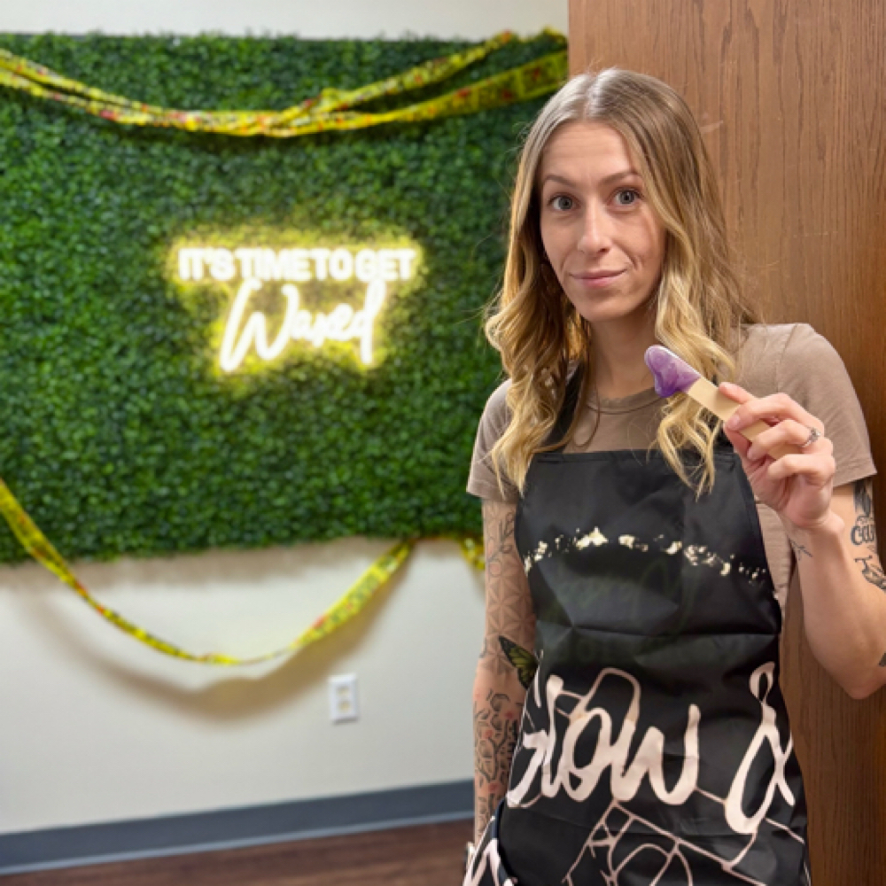 Kaylee Sigman at Glow & Wax Co. in Springfield, MO