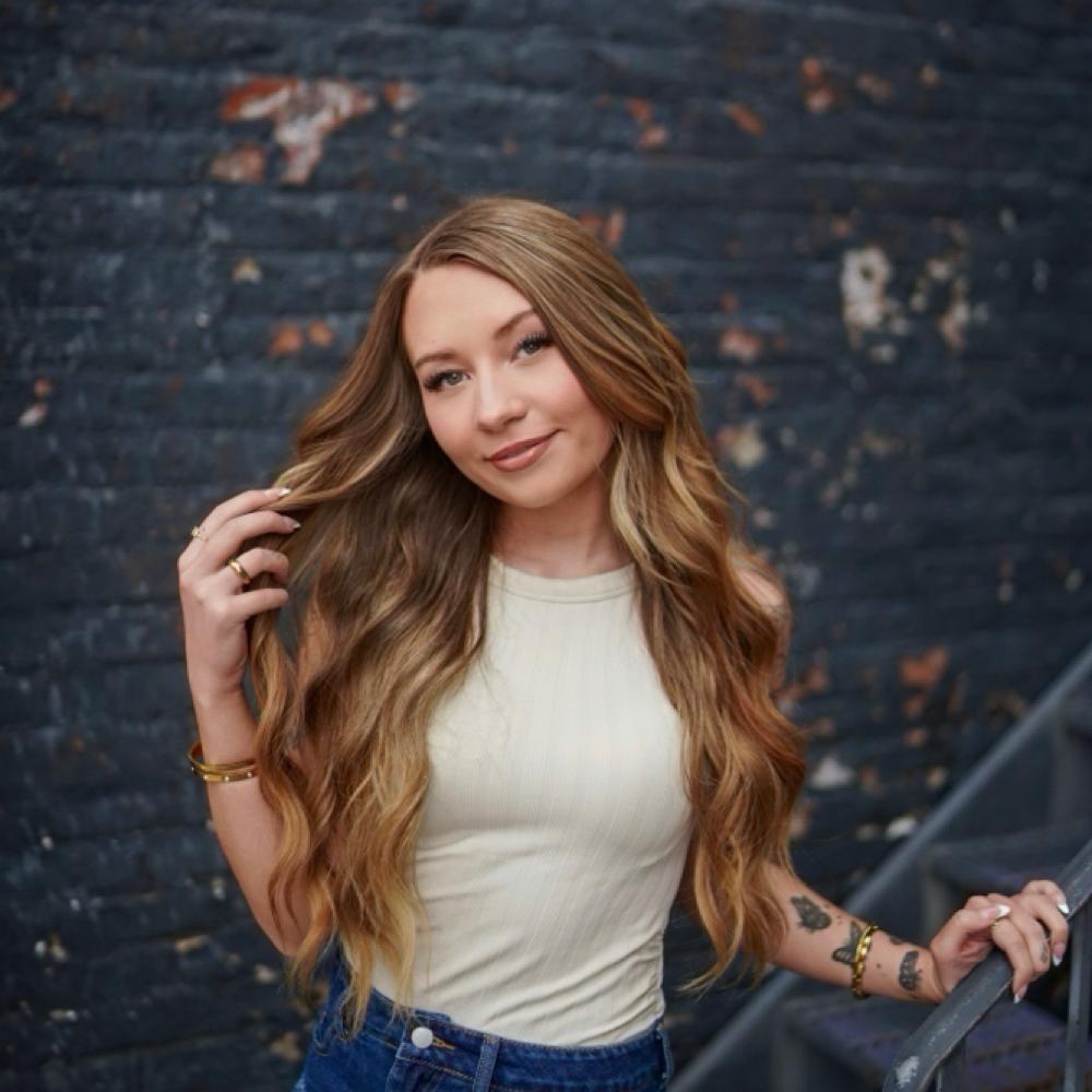 Shelby K at New Wave Hair Studio, LLC in Bad Axe, MI