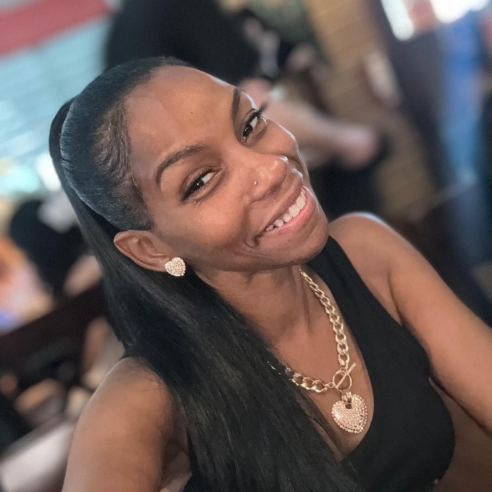 Joyann Martin at Man Cave Retreat Barbershop in Fort Myers, FL