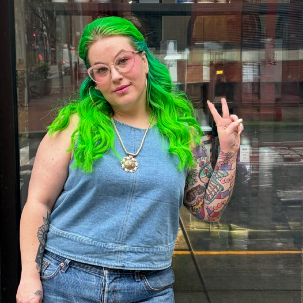 Amber Munoz at Honeydew Salon in Portland, OR