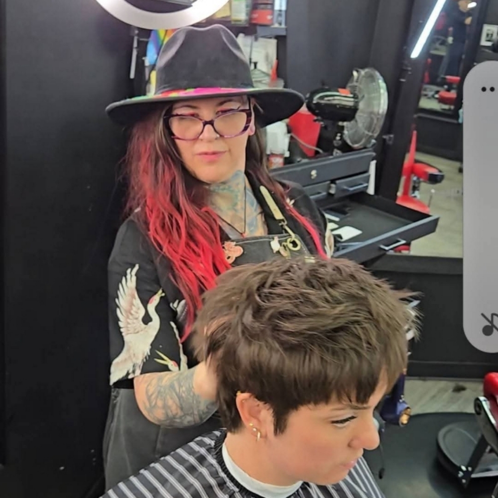 Rachel Lane Mcallister at Tailored Barber Co. in Roy, UT