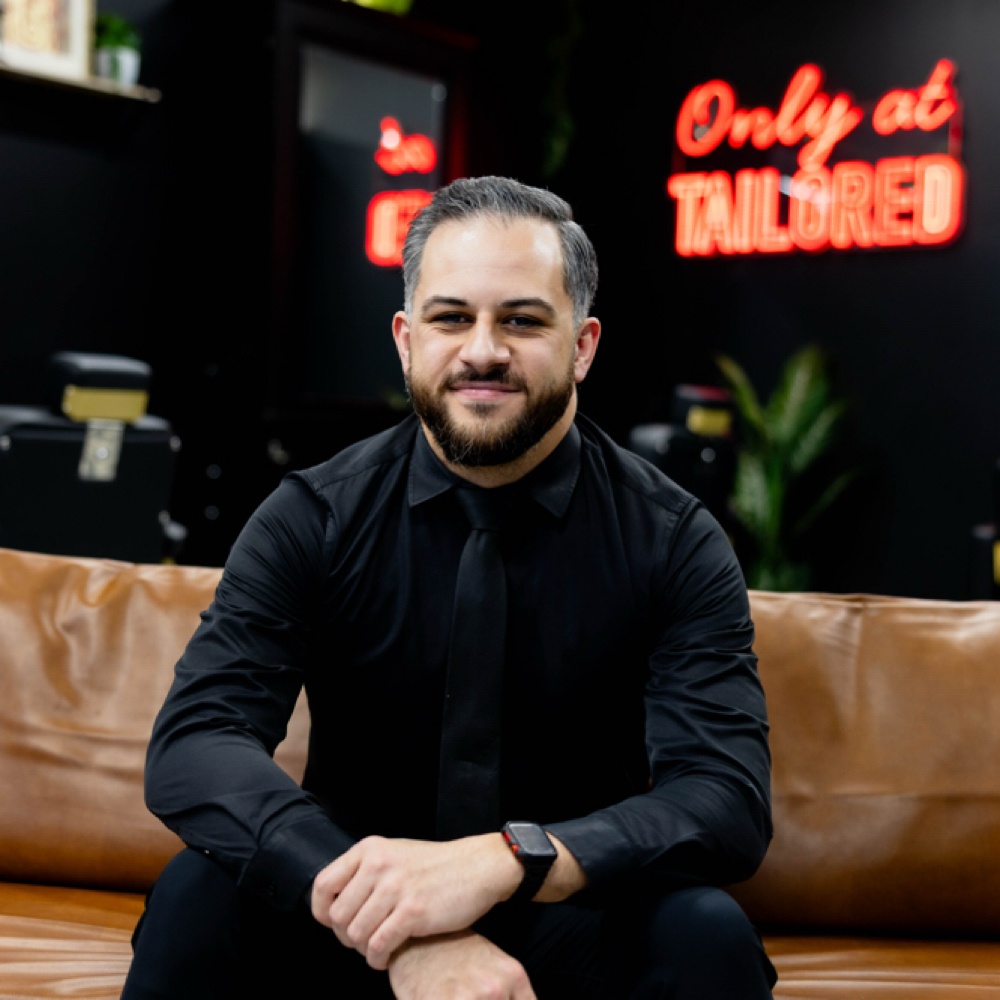 Kelson Kealamakia at Tailored  Barber Co. II Ogden in Ogden, UT