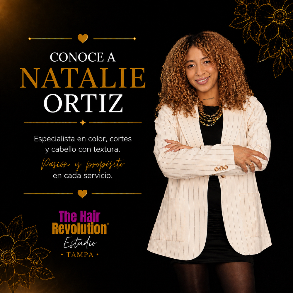 Natalie Ortiz at Hair Revolution Estudio Academy in Tampa, FL