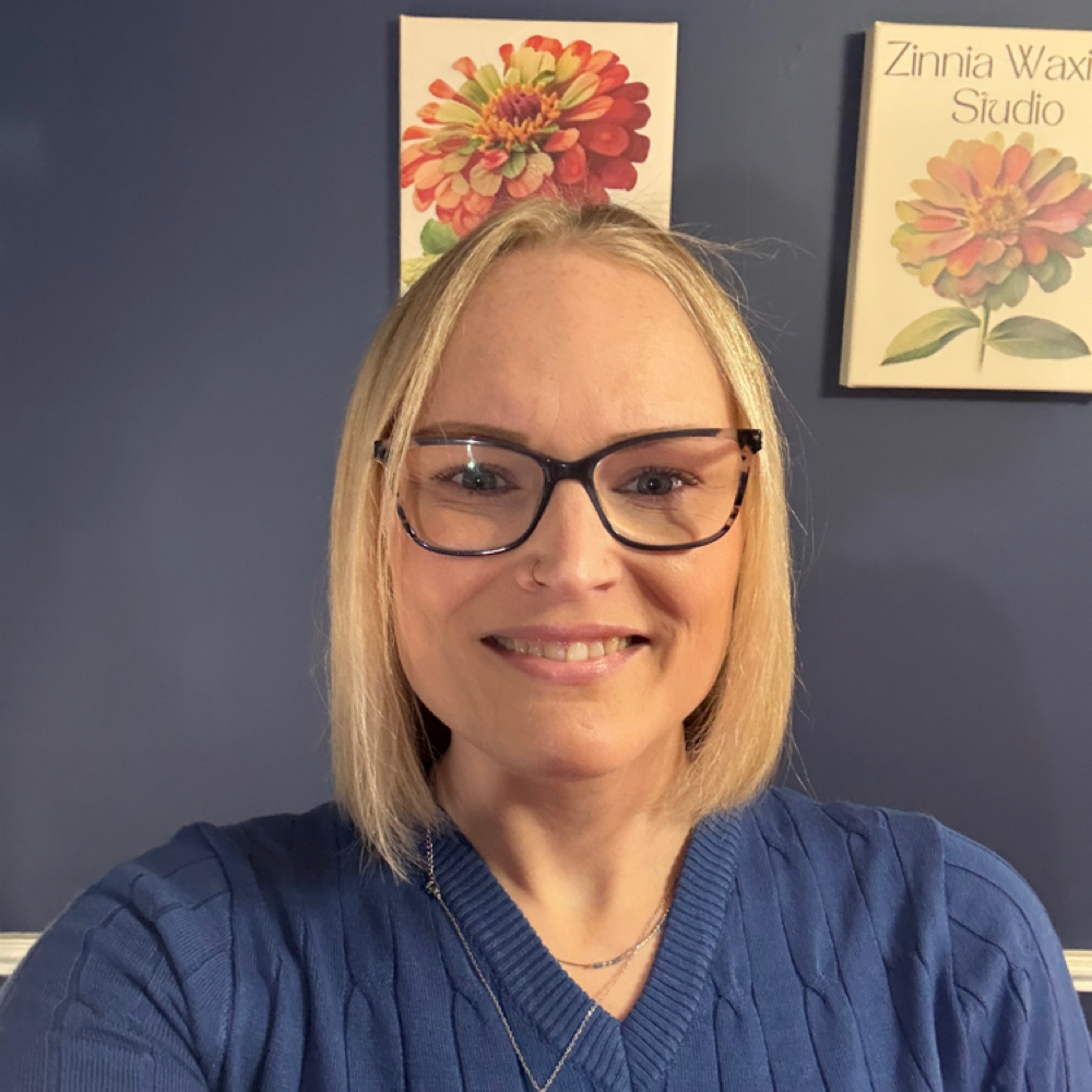Breann Cain at Zinnia Waxing Studio in Wichita, KS