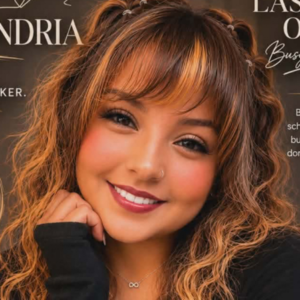 Alexandria Mora at Glocity Salon in Corpus Christi, TX