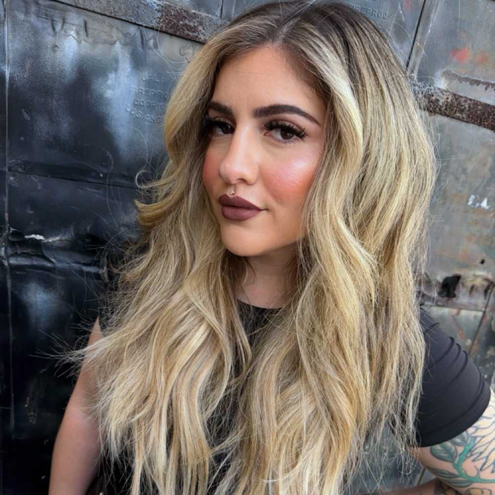Melissa Reyes at Mane Kharacter Salontique in Huntington Beach, CA