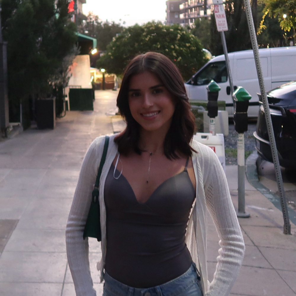 Jenavieve Vallejo at Halo + Hive Salon in San Diego, CA