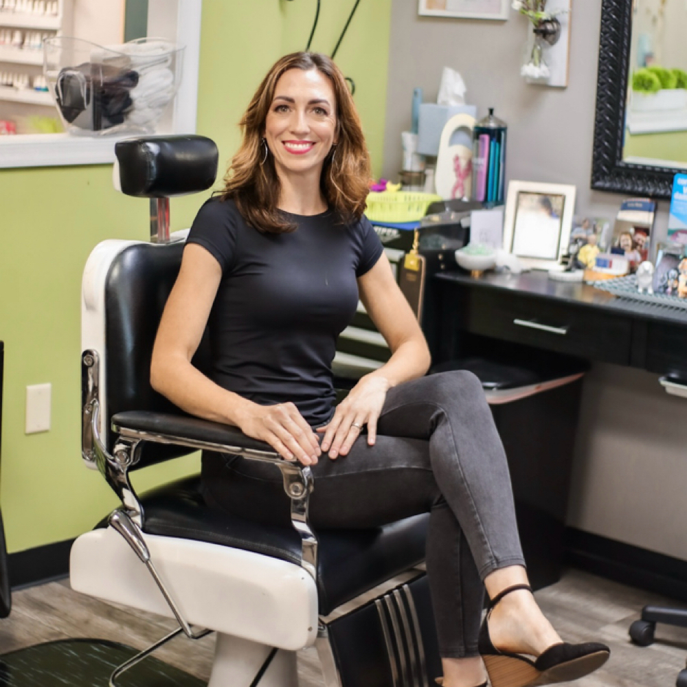 Jamie Reynolds at Hot Headz & Co. Hair Salon in Hanover, PA