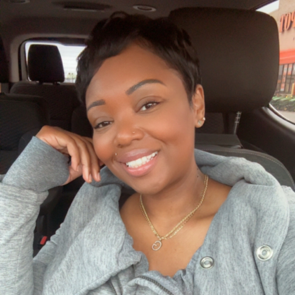 Corleona Robinson at Boss Savage Beauty in Muskegon Hts, MI