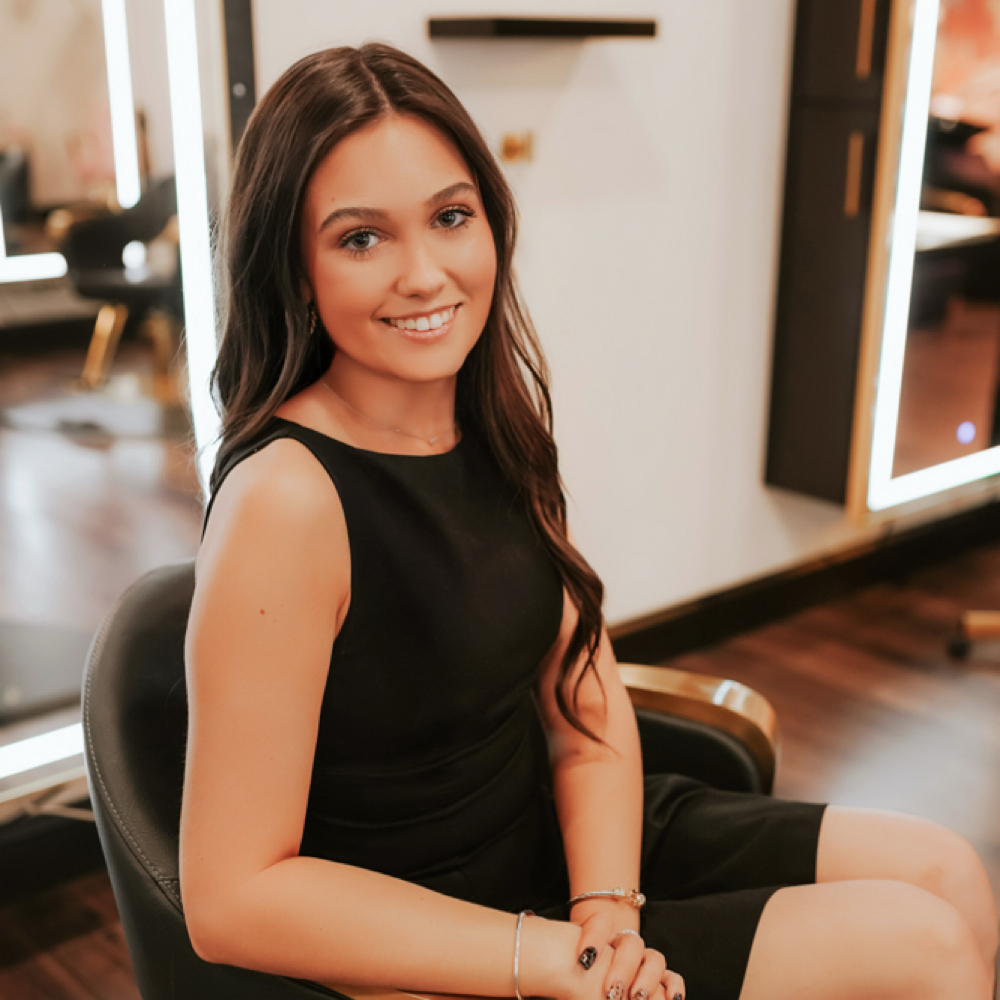 Kaycee Catterton at All Dolled Up Salon in Annapolis, MD