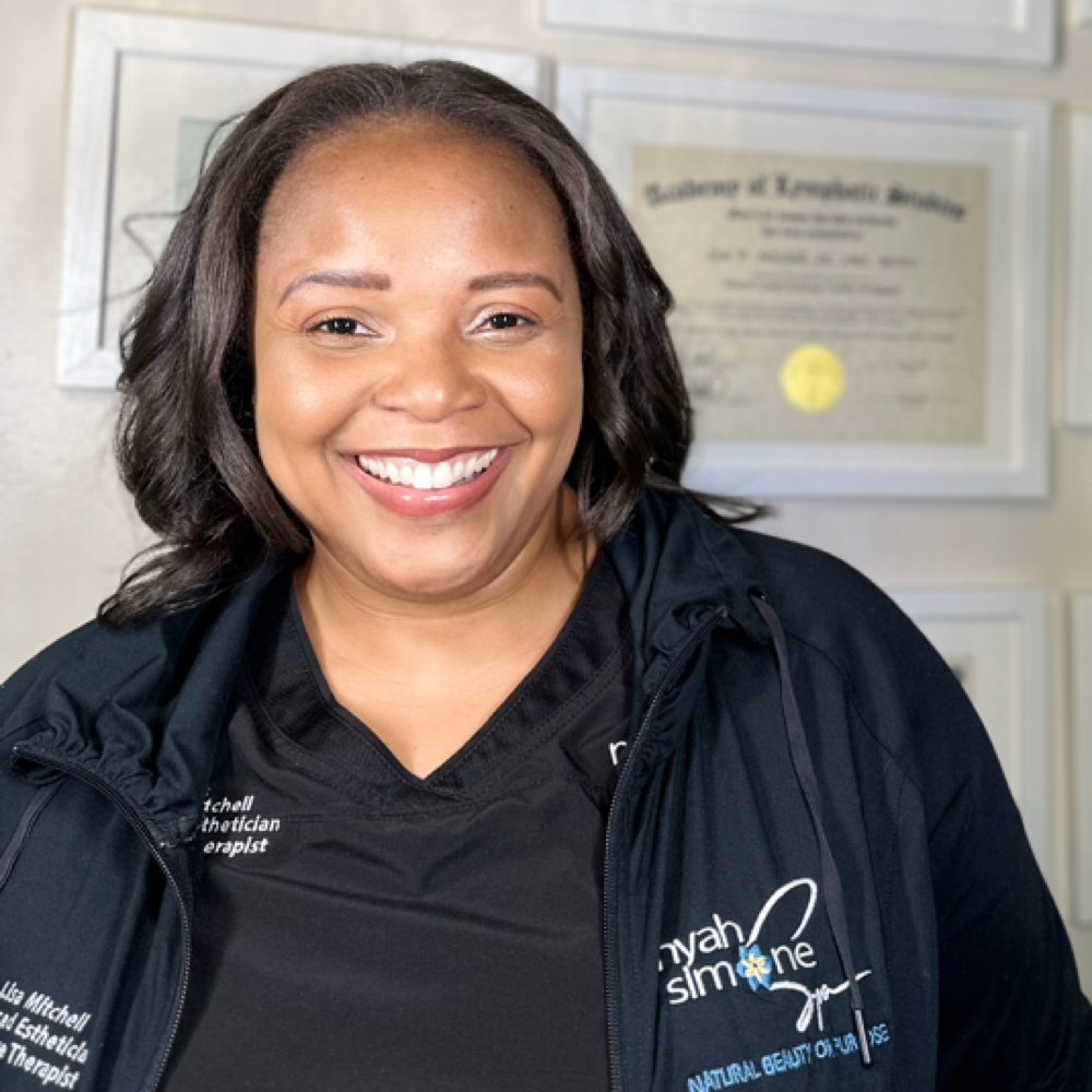 Lisa Mitchell at Nyah Simone Spa in Garden City, NY