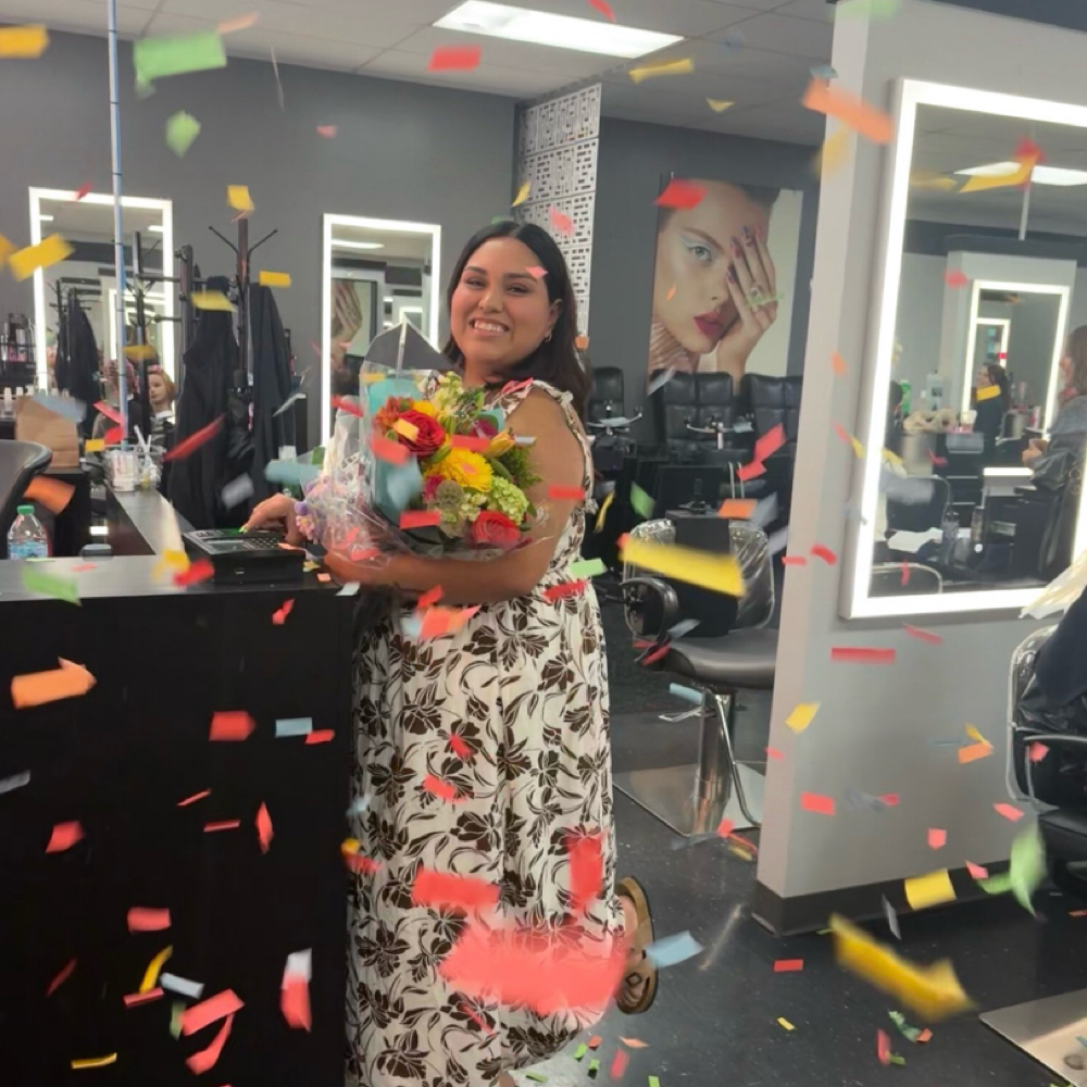 Aleida Vazquez at H & B House Of Hair in Sterling, IL