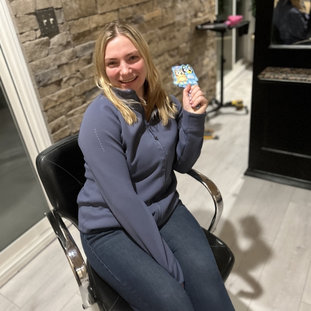 Macey Strohecker at Beaux Cheveux in Halifax, PA