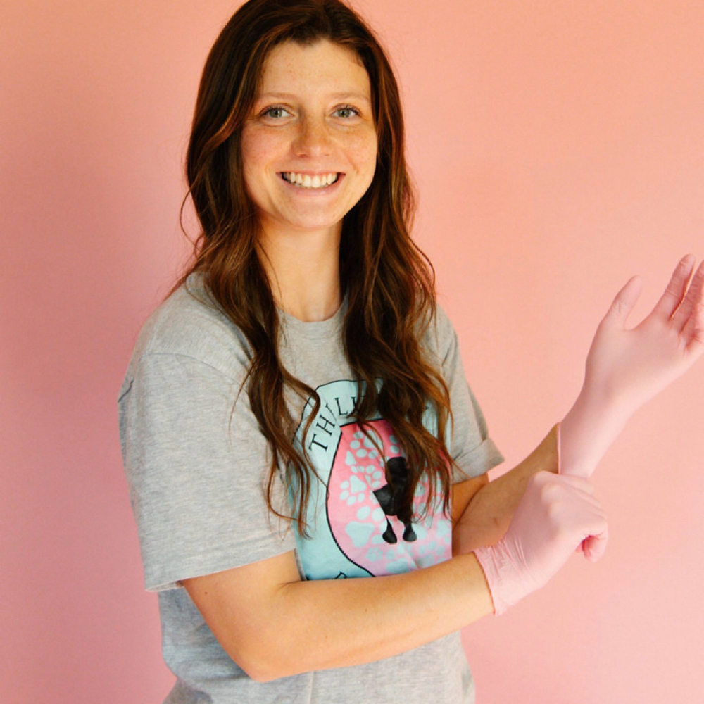 Brittney Hamilton at The fluffy pet studio in mooresville, IN