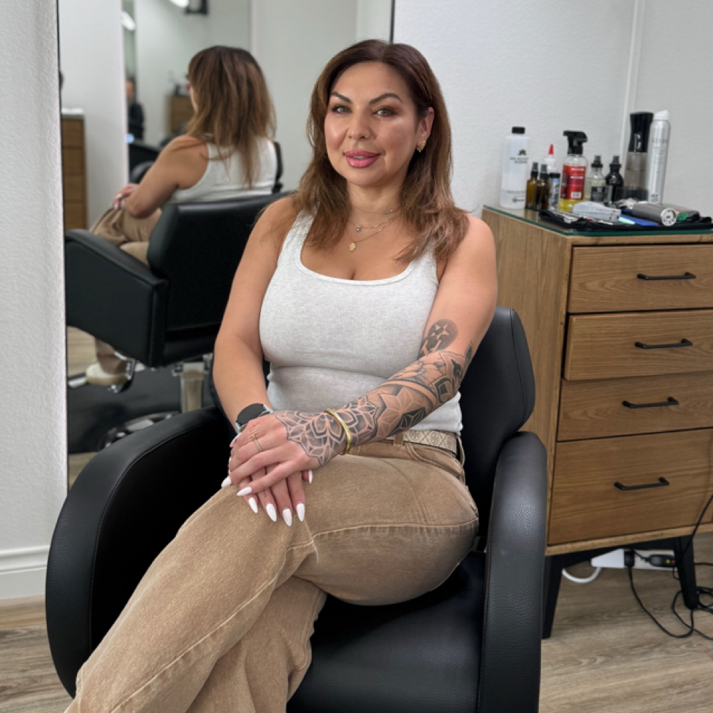 Marissa Gonzales at Chris Mackey Hair in Spring, TX