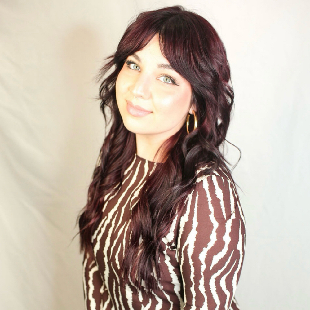 Annika Schmits at Plush Hair Lounge in Fullerton, CA