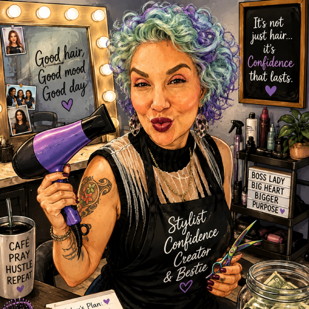 CINDY CANTU at Cindy's Hair Studio in SAN ANTONIO, TX