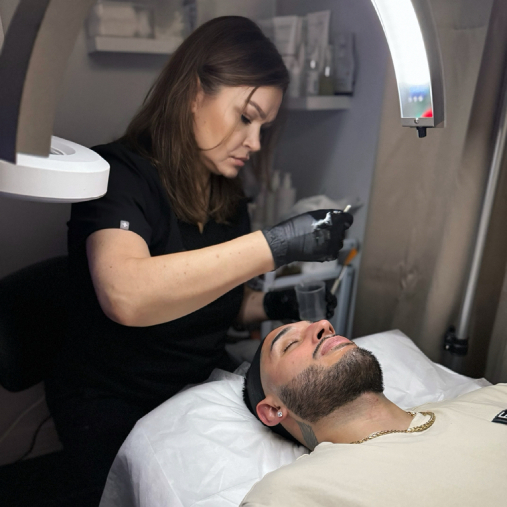 Viktoriia Arakelian at OvsAnna Beauty in GLENDALE, CA