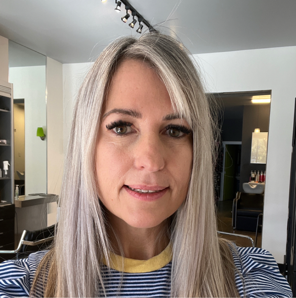 Dia Lombardi at The green  room beauty lounge in Beacon, NY