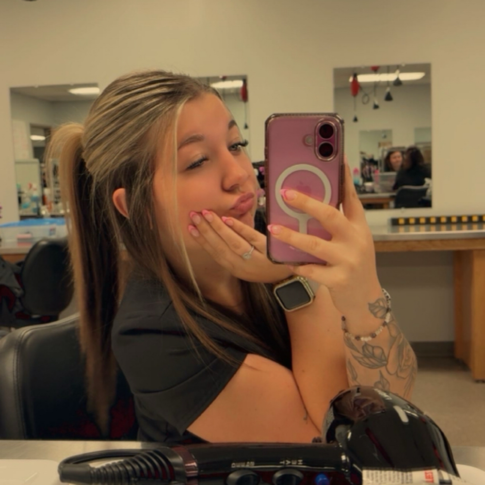 Hannah Robertson at Alamance Community College Cosmetology in Burlington, NC
