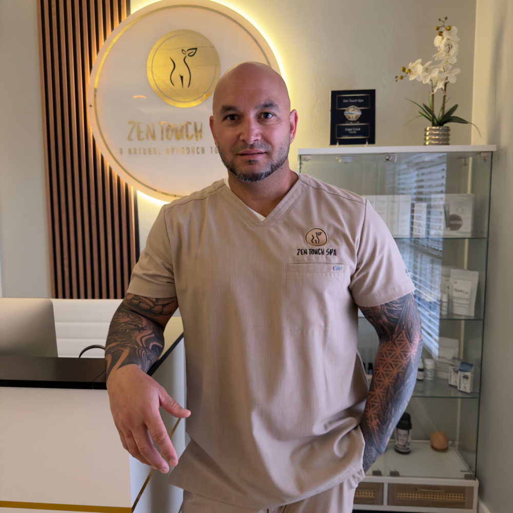 Lester Pino at Zen Touch Spa in Cape Coral, FL