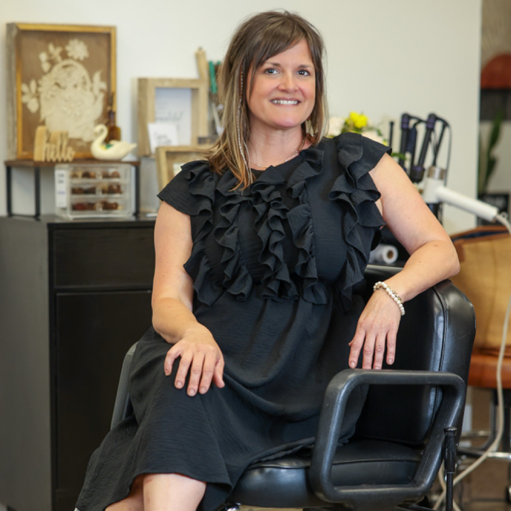 Carrie Linnette Kinninger-Stott at Canal Lock Salon in Tipp City, OH