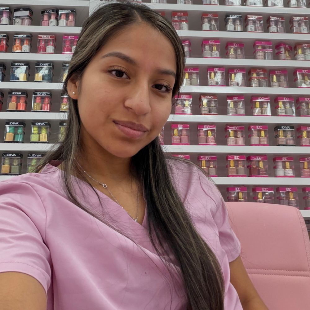 Nayeli Quituizaca at Pink Haus Nail Salon in Waterbury, CT
