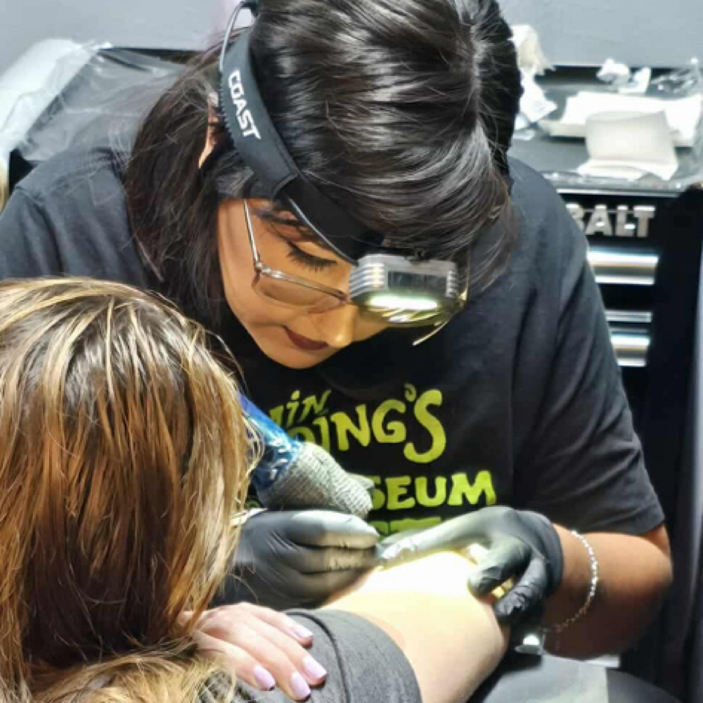 Leigha Tattoos at The crown ink studio in Corpus Christi, TX