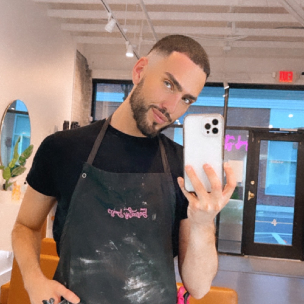 Nicholas Bartolozzi at The Beauty Boys in Bay Shore, NY