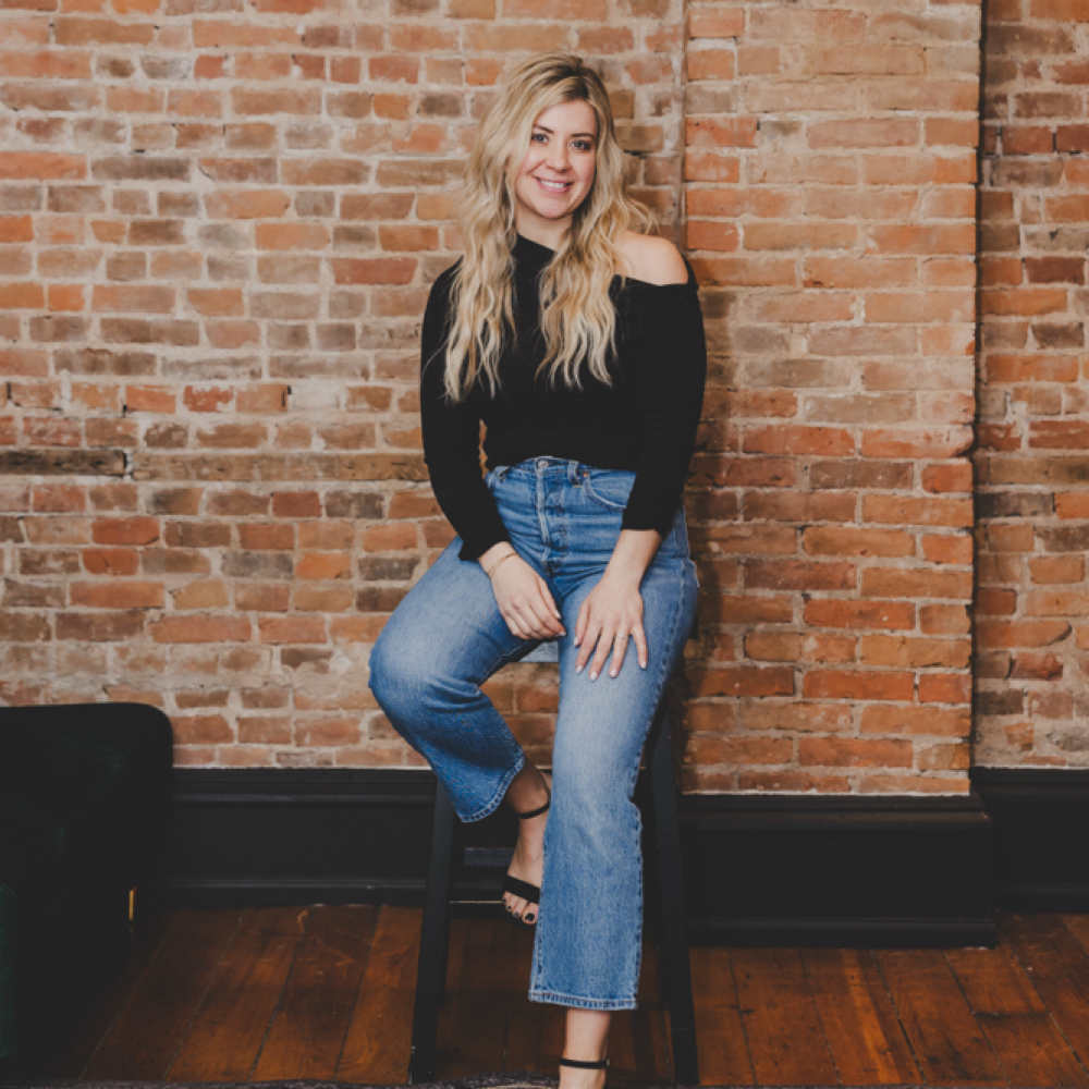 Ashley Rolwes at Gymkana Blue Salon in Dubuque, IA
