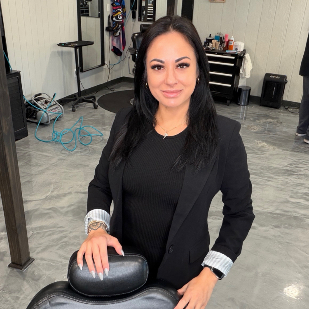 Heather Westfal at Boatyard Barbershop in Fort Walton Beach, FL