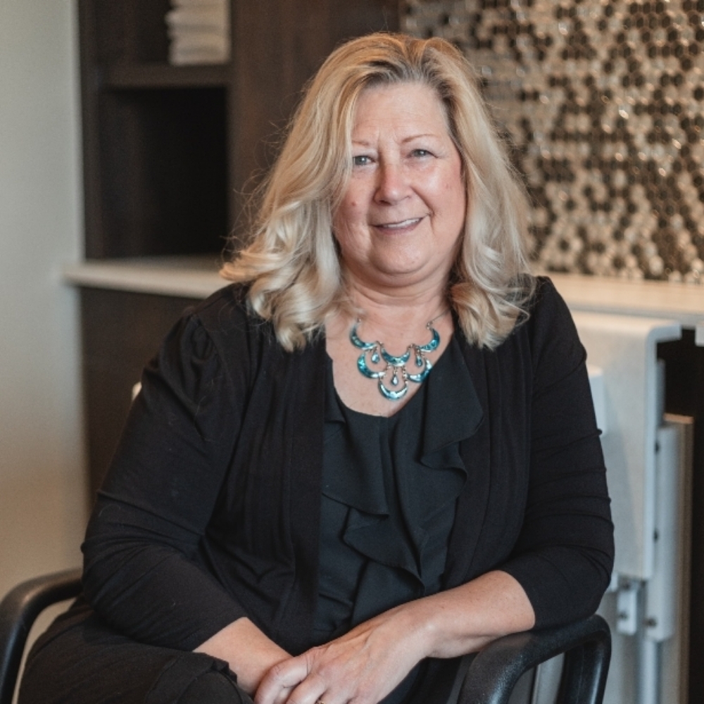 Karen Wright at Martin's Hair Studio in New Holland, PA
