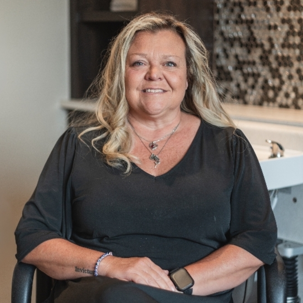 Monica Wachter at Martin's Hair Studio in New Holland, PA
