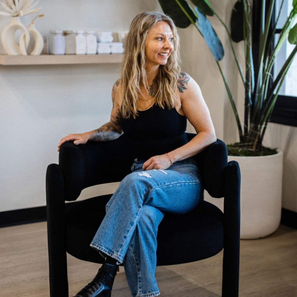 Vanessa Gonzalez at Domane The Salon in Lutherville, MD